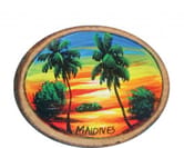 Hand Painted Wooden Magnet (MW008) Hand Painted Wooden Magnet (MW008)