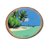 Hand Painted Wooden Magnet (MW003) Hand Painted Wooden Magnet (MW003)