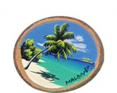 Hand Painted Wooden Magnet (MW002) Hand Painted Wooden Magnet (MW002)
