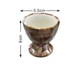 Handmade egg holder with oyster shell (LX010) Handmade egg holder with oyster shell (LX010)