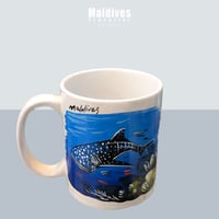 Hand painted mug with Whale-shark