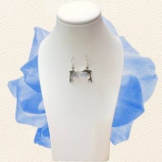 Silver dangle earring Dolphin (ES003) Silver dangle earring Dolphin (ES003)