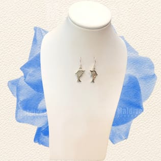 Silver dangle earring with mother of pearl (EH514) Silver dangle earring with mother of pearl (EH514)