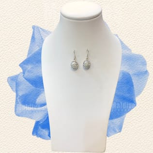 Silver dangle earring with sea shell (EH508) Silver dangle earring with sea shell (EH508)