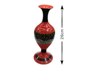 Traditionelle handgefertigte lackierte Vase (TRD003) Traditionelle handgefertigte lackierte Vase (TRD003)