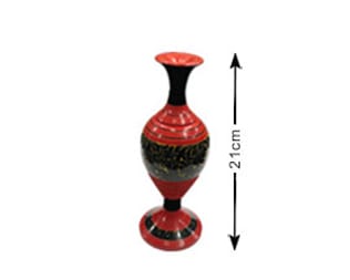 Traditional hand made lacquered vase (TRD002) Traditional hand made lacquered vase (TRD002)