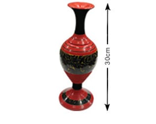 Traditional hand made lacquered vase (TD004) Traditional hand made lacquered vase (TD004)