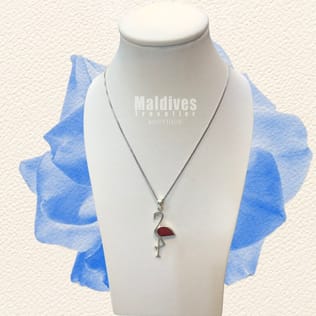 Silver pendant with red coral (PH212) Silver pendant with red coral (PH212)