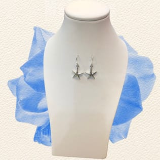 Silver dangle earring Starfish (ES002) Silver dangle earring Starfish (ES002)