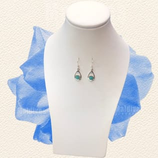 Silver dangle earring with turquoise (EH523) Silver dangle earring with turquoise (EH523)