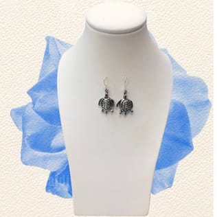 Silver dangle earring Turtle (ES004) Silver dangle earring Turtle (ES004)