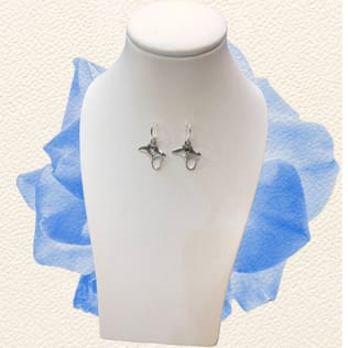 Silver dangle earring Manta ray (ES009) Silver dangle earring Manta ray (ES009)