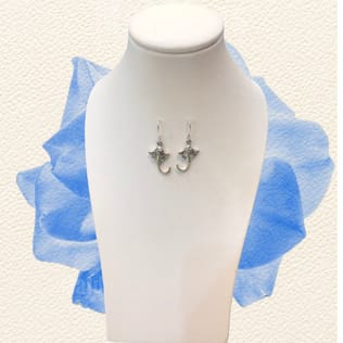 Silver dangle earring Stingray (ES008) Silver dangle earring Stingray (ES008)