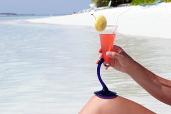 モルディブで楽しめる美味しいココナッツカクテル の写真
