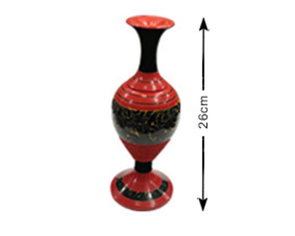 Traditionelle handgefertigte lackierte Vase (TRD003) Traditionelle handgefertigte lackierte Vase (TRD003)
