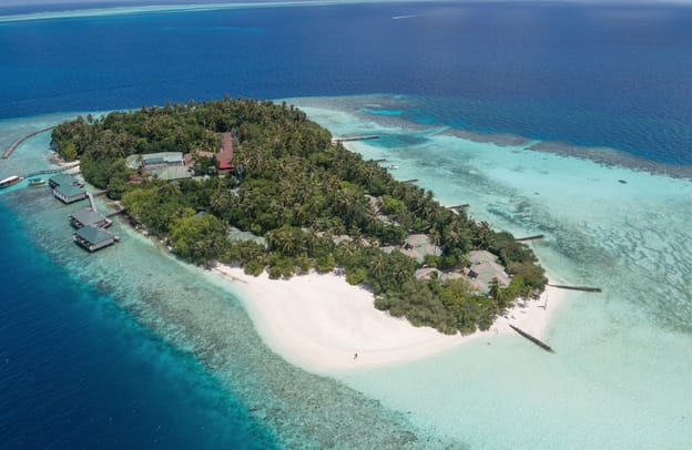 Photo of Aerial view of Embudu Village